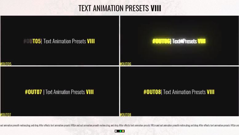 free adobe animate motion presets